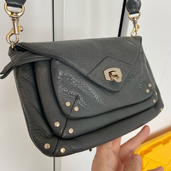 Okuta - Oragami 3 pocket purse w braided strap - 9.5”x6” Shopbop - Grey - Solid - Picture 5 of 15